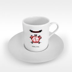 Kişiye Özel Mesleki Fitness Antrenörü Türk Kahvesi Fincanı - 3