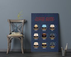 BK Home Coffee Tasarımlı Kanvas Tablo 70x100cm-27