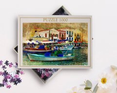 BK Home Yağlıboya Tasarımlı 1000 Parça Profesyonel Puzzle-8