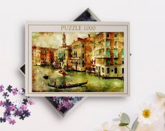 BK Home Yağlıboya Tasarımlı 1000 Parça Profesyonel Puzzle-7