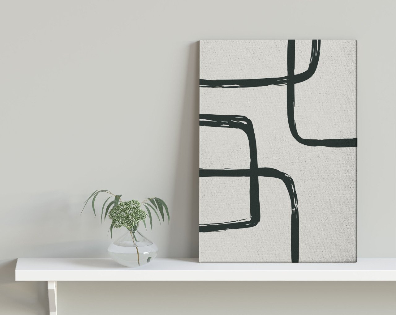 BK Home Minimalist Art Tasarımlı Kanvas Tablo 30x50cm-1