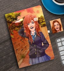 Kişiye Özel Animasyon Bebek Karikatürlü Defter-4A