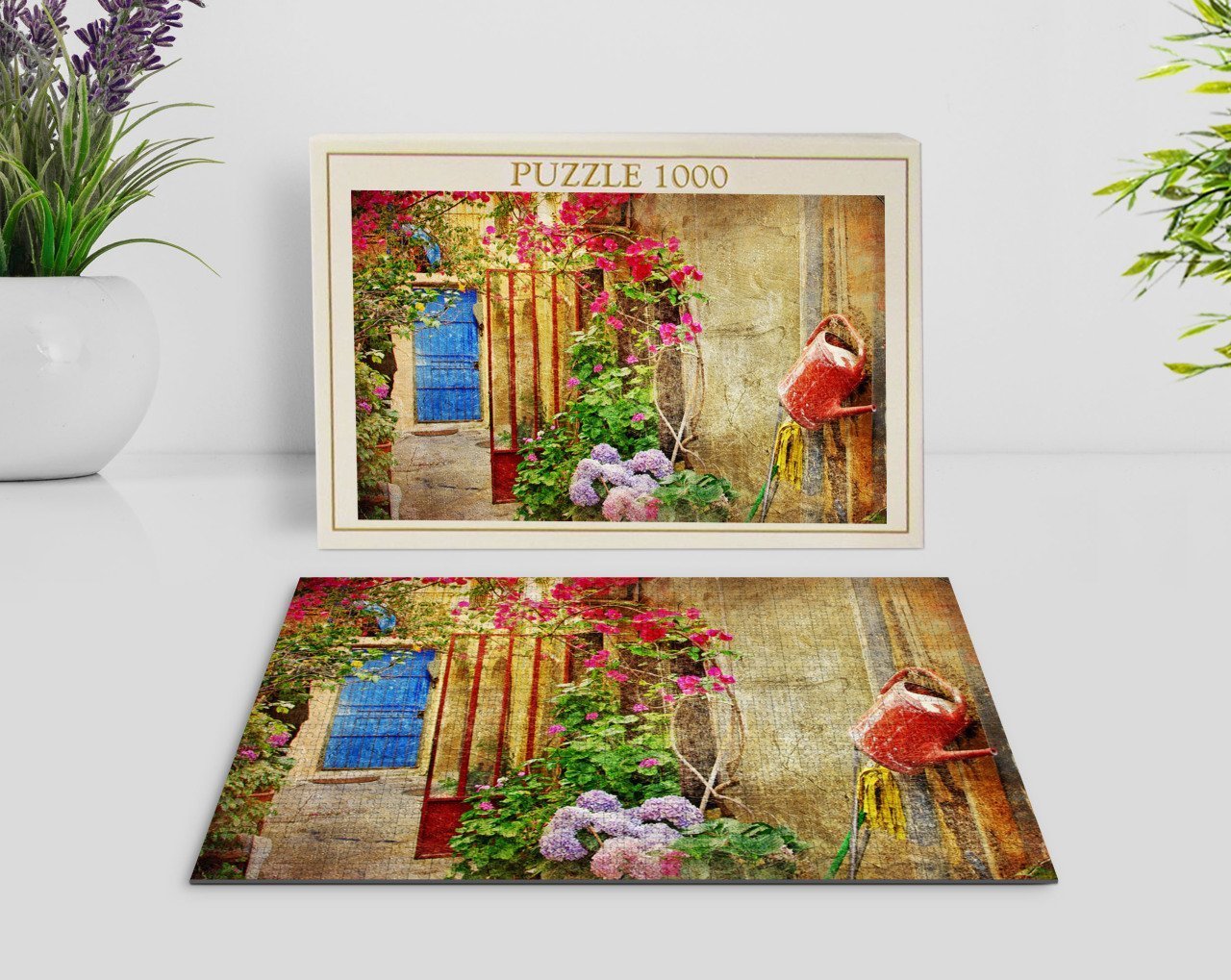 BK Home Yağlıboya Tasarımlı 1000 Parça Profesyonel Puzzle-4