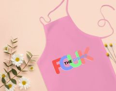 BK Gift Fcuk Tasarımlı Pembe Mutfak Önlüğü Aşçı Hediyesi, Arkadaşa Hediye-8