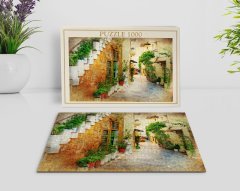 BK Home Yağlıboya Tasarımlı 1000 Parça Profesyonel Puzzle-3