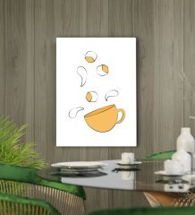 BK Gift Cafe & Bar & Restaurant Konseptli Kanvas Tablo 50x70cm-61