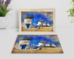 BK Home Yağlıboya Tasarımlı 1000 Parça Profesyonel Puzzle-2