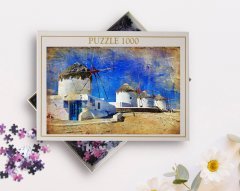 BK Home Yağlıboya Tasarımlı 1000 Parça Profesyonel Puzzle-2