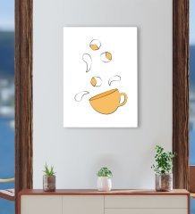 BK Gift Cafe & Bar & Restaurant Konseptli Kanvas Tablo 30x50cm-61