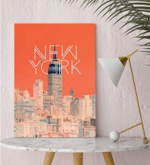 BK Gift New York Tasarımlı Kanvas Tablo 30x50cm-1