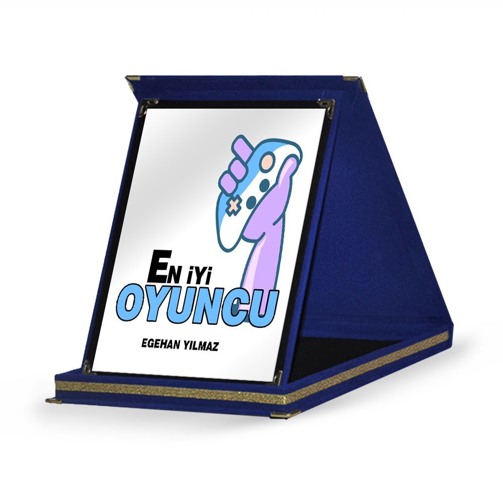 Kişiye Özel En İyi Oyuncu Lacivert Plaket Ödülü - 3