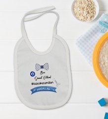 BK Kids Sünnet Tasarımlı Bebek Body Zıbın ve Mama Önlüğü Hediye Seti - Model 2