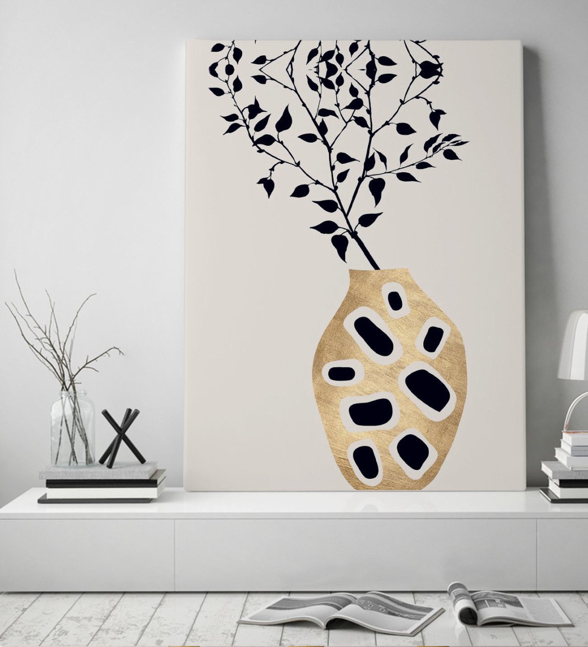 BK Gift Modern Art Tasarımlı Kanvas Tablo 50x70cm-2