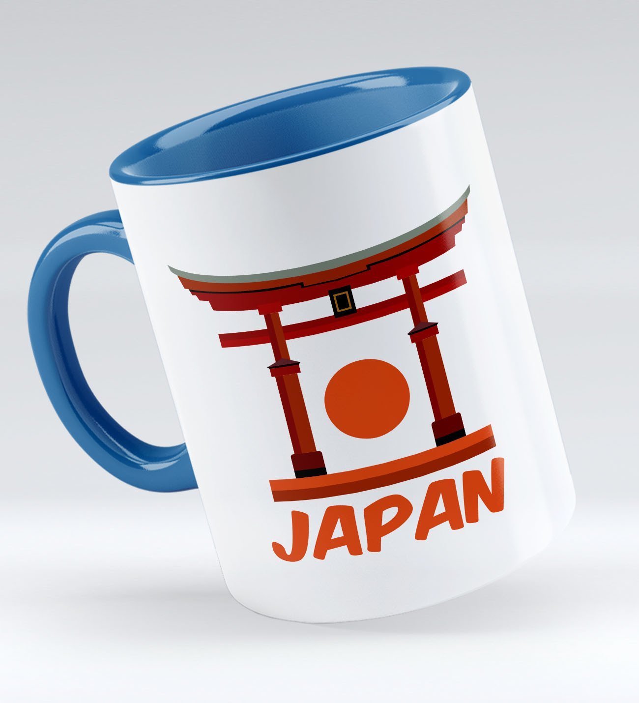 Bk Gift Japan Tasarımlı Mavi Kupa Bardak - Model 1