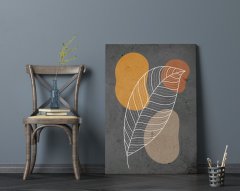 BK Home Leafs Tasarımlı Kanvas Tablo 70x100cm-2