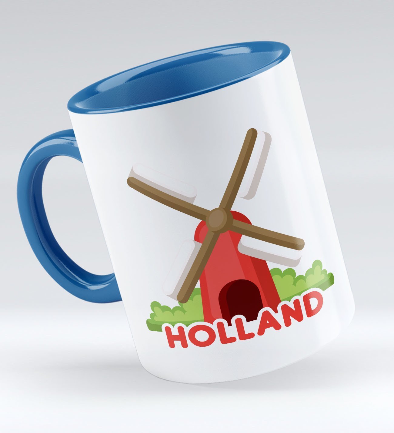 Bk Gift Holland Tasarımlı Mavi Kupa Bardak - Model 1