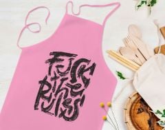BK Gift Fcuk Tasarımlı Pembe Mutfak Önlüğü Aşçı Hediyesi, Arkadaşa Hediye-2