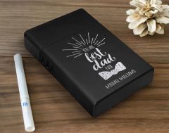 BK Gift Kişiye Özel İsimli Babalar Günü Tasarımlı Siyah Metal Sigara Tabakası ,Babalar Günü Hediyesi , Babaya Hediye , Sigara Tabakası-2