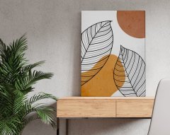 BK Home Leafs Tasarımlı Kanvas Tablo 50x70cm-1