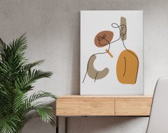 BK Home Color And Human Tasarımlı Kanvas Tablo 50x70cm-2