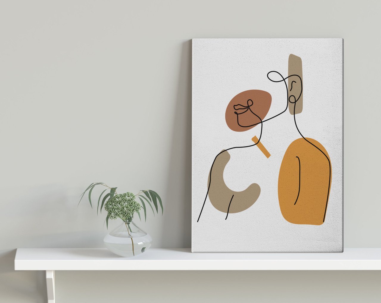 BK Home Color And Human Tasarımlı Kanvas Tablo 30x50cm-2