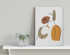 BK Home Color And Human Tasarımlı Kanvas Tablo 30x50cm-2
