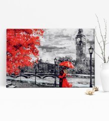 BK Gift Manzara Tasarımlı Kanvas Tablo 50x70cm-1