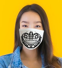 Kurukafa Tasarımlı Yıkanabilir Maske-2
