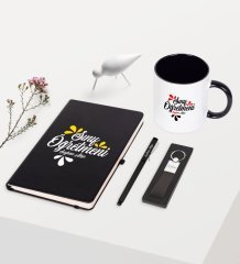 Kişiye Özel Sınıf Öğretmeni Temalı Siyah Defter Kalem Anahtarlık Kupa Seti - 1