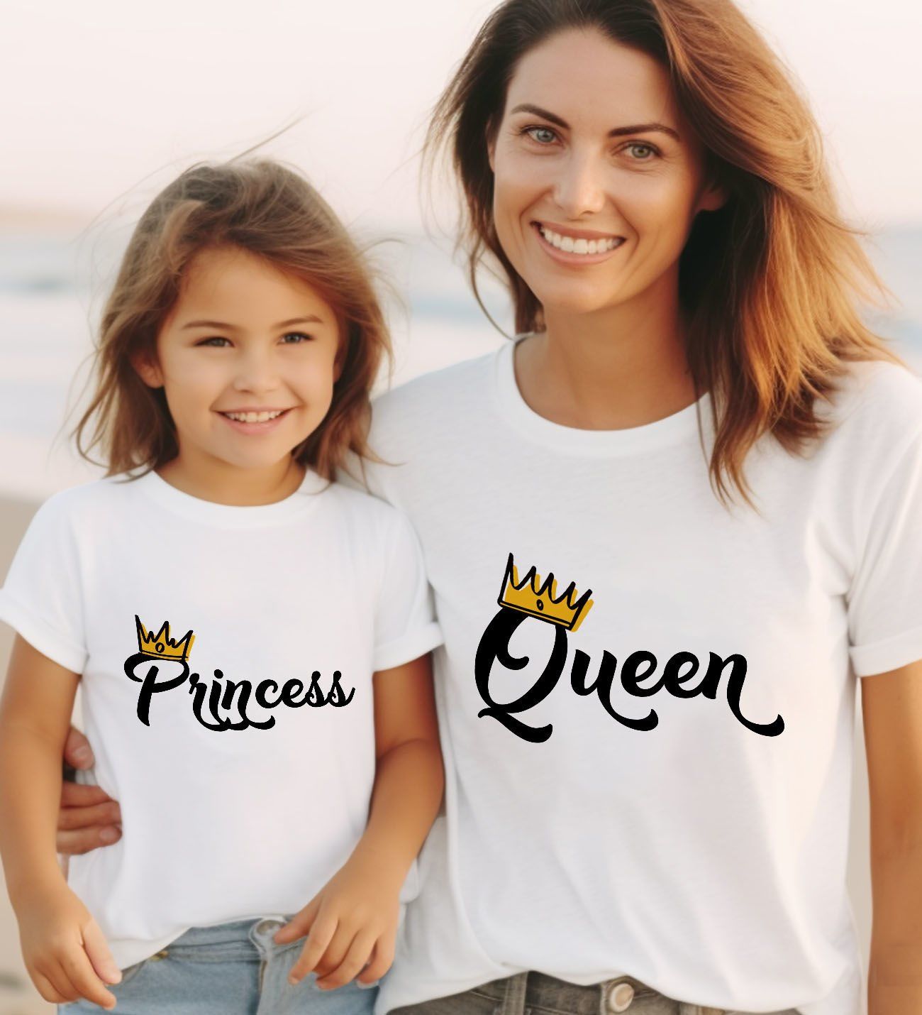 BK Gift 2’li Anne-Kız Kombin Tişört Seti-1, Anneye Hediye, Anneler Günü Hediyeleri