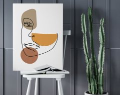 BK Home Color And Human Tasarımlı Kanvas Tablo 50x70cm-1