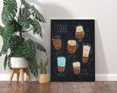 BK Home Coffee Tasarımlı Kanvas Tablo 70x100cm-20