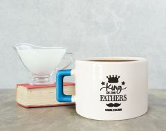 BK Gift Kişiye Özel İsimli Mavi Kulplu Çay & Kahve Fincanı-12, Arkadaşa Hediye, Sevgiliye Hediye