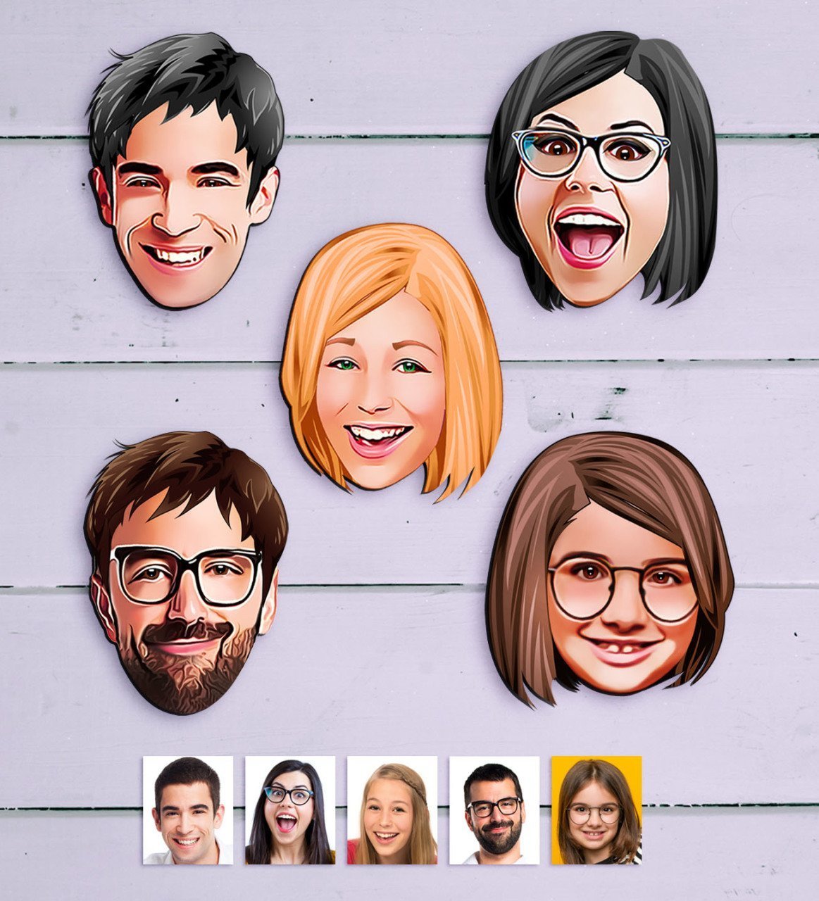 Kişiye Özel Karikatürlü Broş