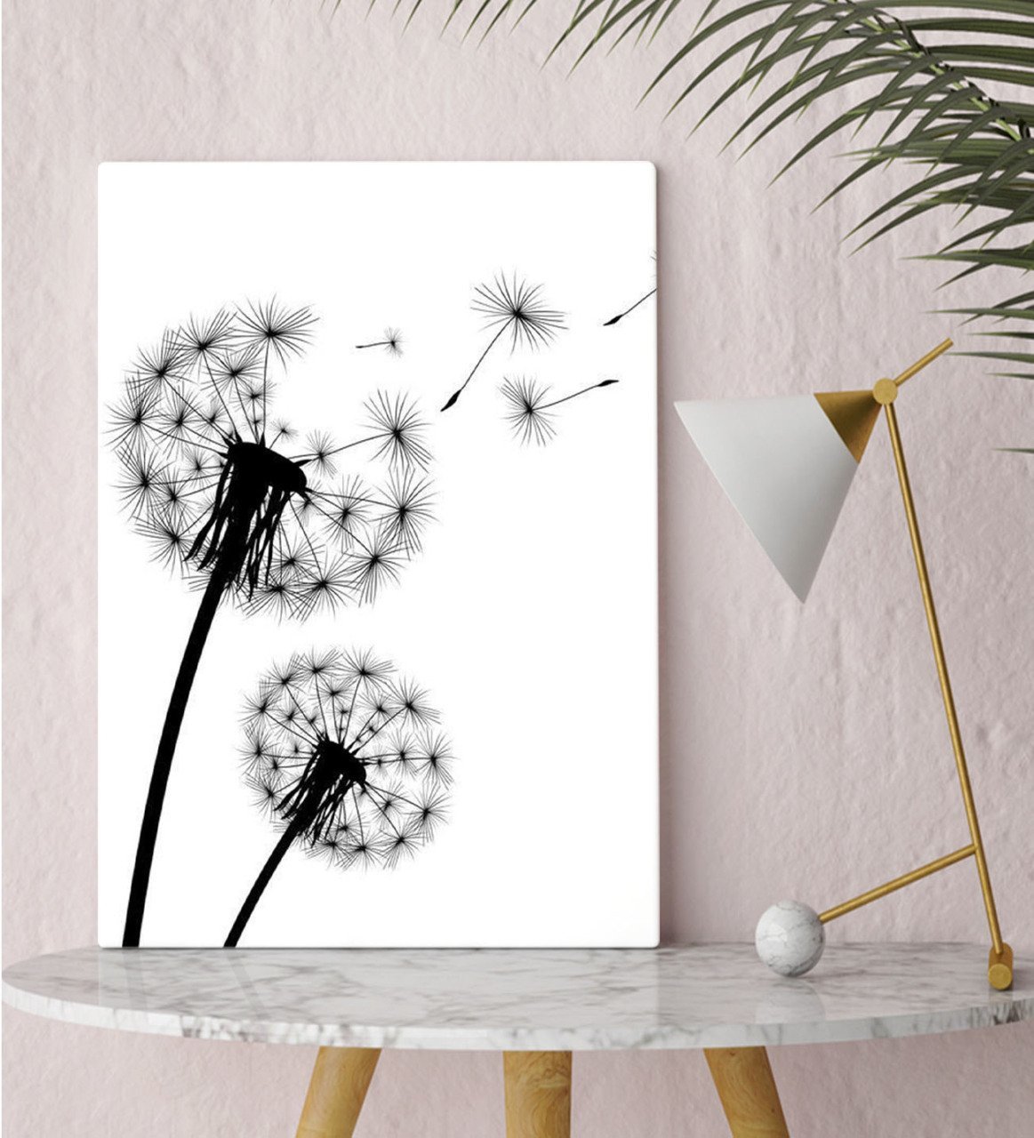 BK Gift Karahindiba Tasarımlı Kanvas Tablo 30x50cm-1