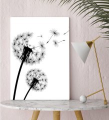BK Gift Karahindiba Tasarımlı Kanvas Tablo 30x50cm-1