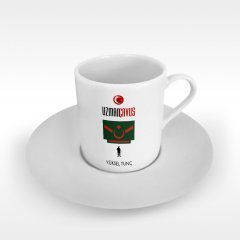 Kişiye Özel Mesleki Uzman Çavuş Türk Kahvesi Fincanı