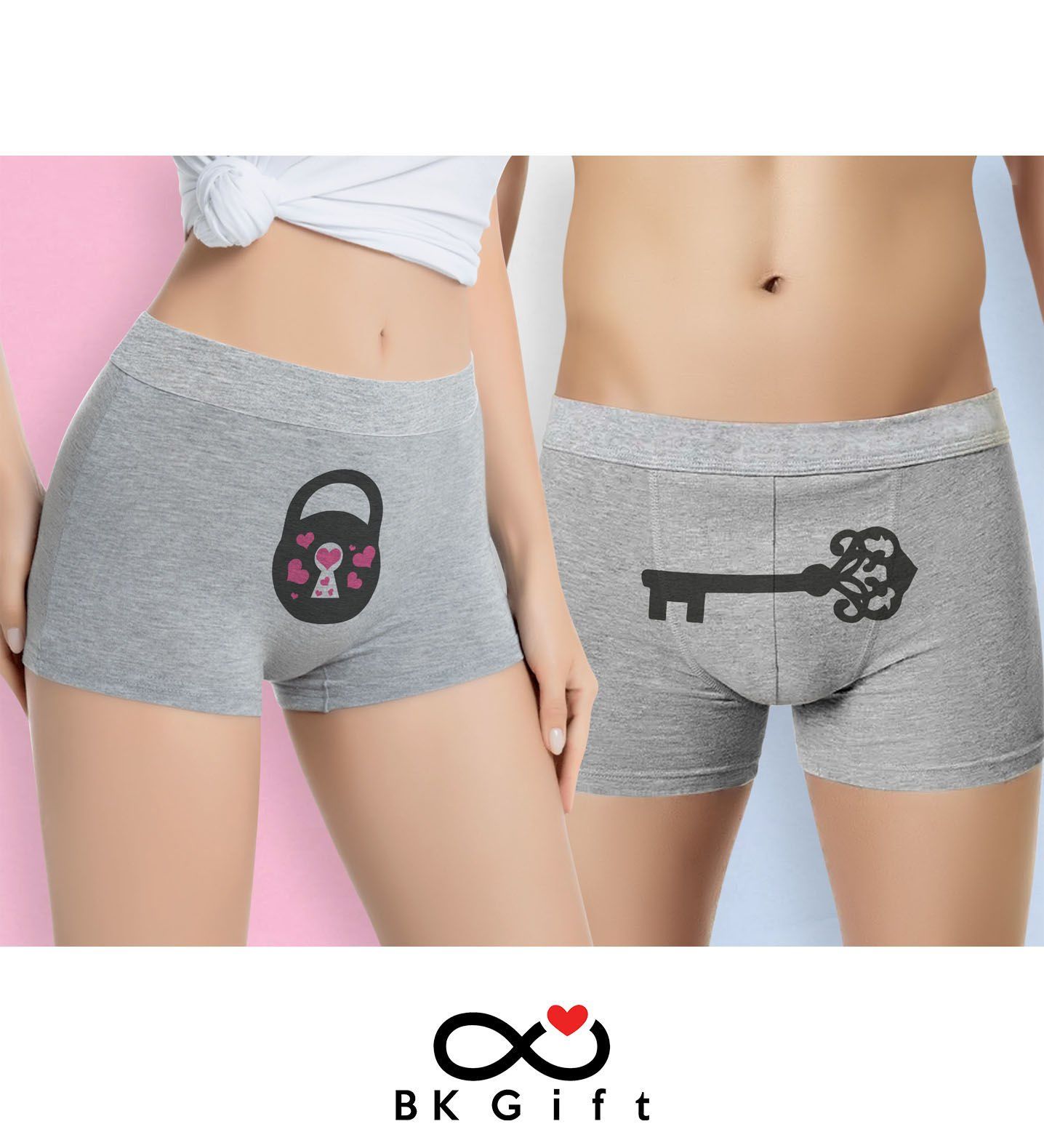 BK Gift Çiftlere Özel 2’li Boxer Seti, Sevgililer Günü Hediyesi, Yıl Dönümü Hediyesi, Doğum Günü Hediyesi-5