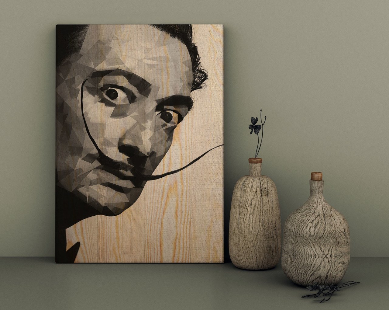 BK Home Salvador Dali Tasarımlı Kanvas Tablo 30x50cm-2