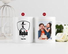 Kişiye Özel Babalar Günü Hediyesi Fotoğraflı Kupa Bardak-12