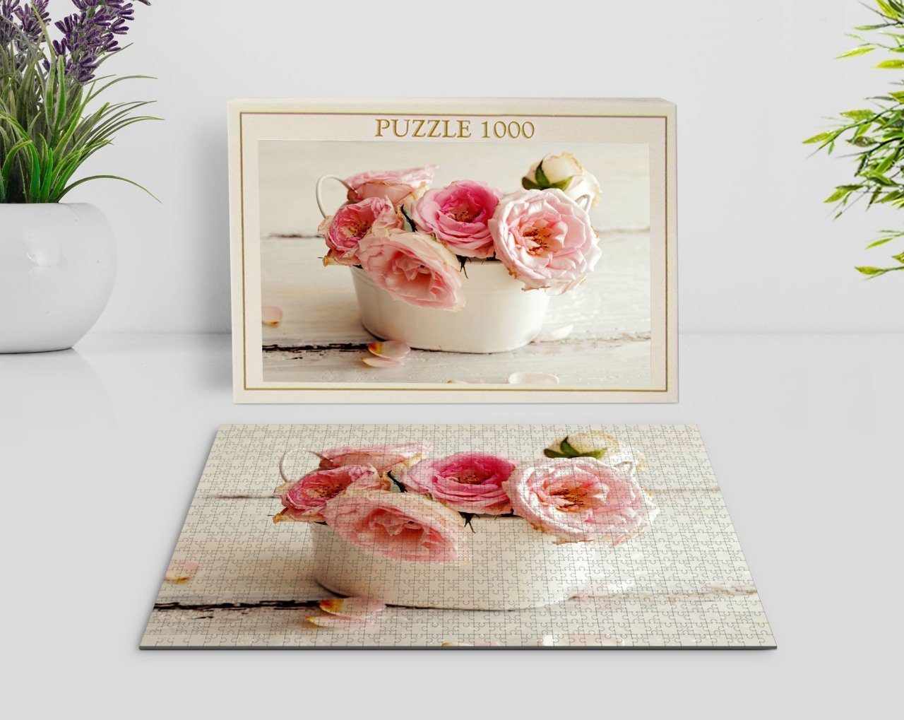 BK Home Çiçekler 1000 Parça Profesyonel Puzzle-5
