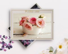BK Home Çiçekler 1000 Parça Profesyonel Puzzle-5