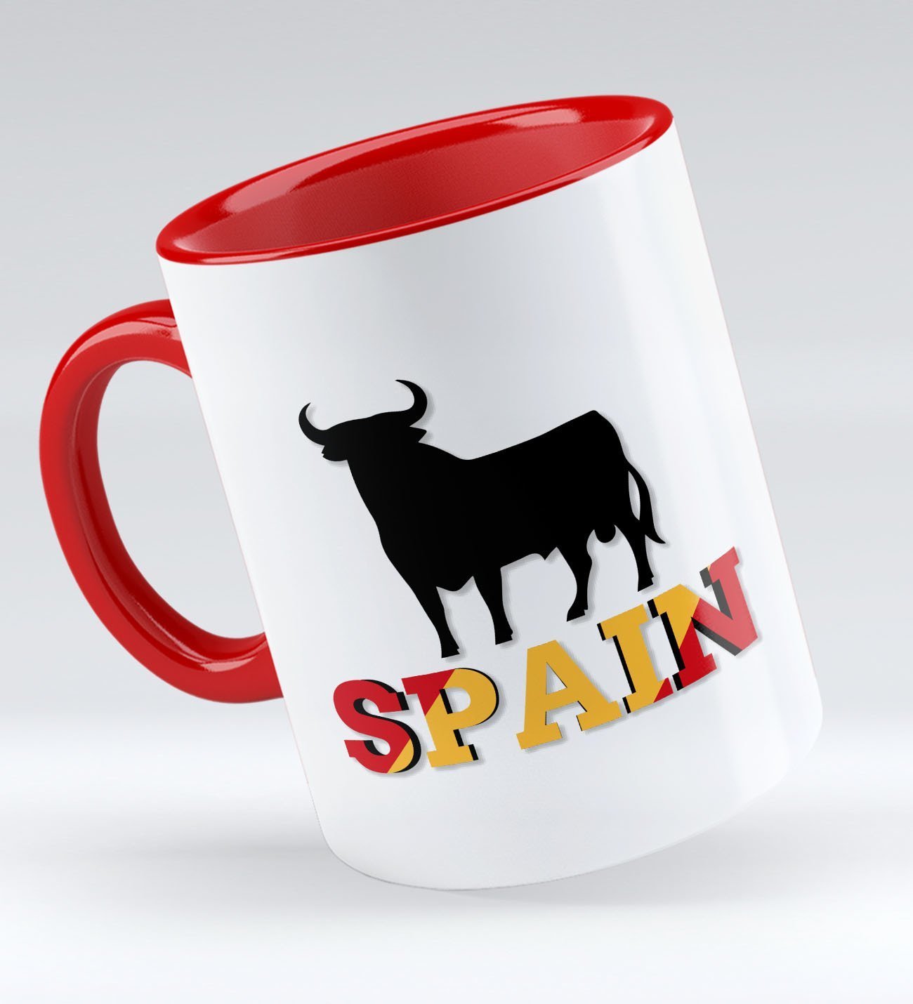Bk Gift Spain Tasarımlı Kırmızı Kupa Bardak - Model 1