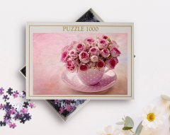 BK Home Çiçekler 1000 Parça Profesyonel Puzzle-4