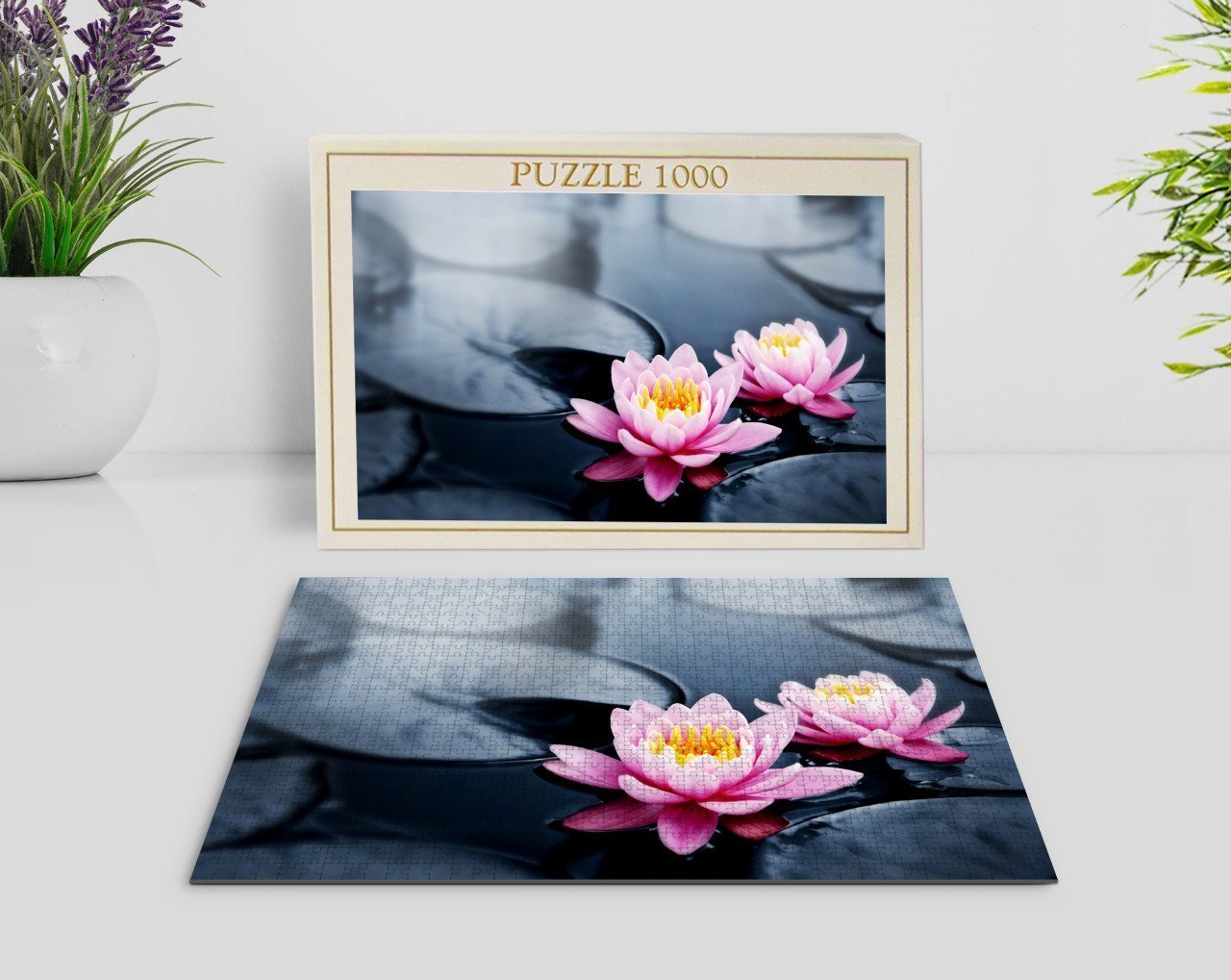 BK Home Çiçekler 1000 Parça Profesyonel Puzzle-2
