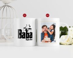 Kişiye Özel Babalar Günü Hediyesi Fotoğraflı Kupa Bardak-8