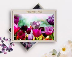 BK Home Çiçekler 1000 Parça Profesyonel Puzzle-1