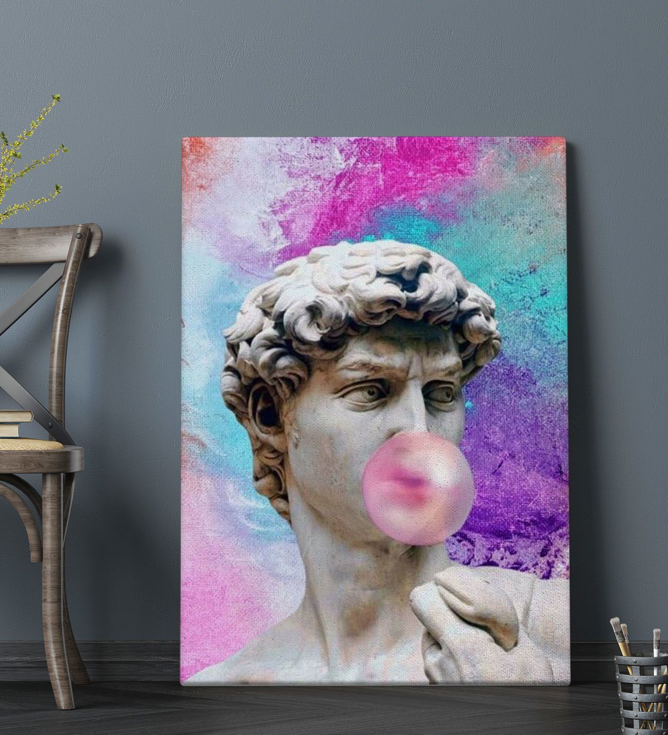 BK Gift Fantastic Tasarımlı Kanvas Tablo-16 30x50cm Ev Dekorasyonu, Ev Hediyesi