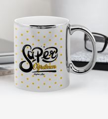 Kişiye Özel Süper Öğretmen Krom Kupa Bardak