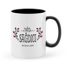 Kişiye Özel Yılın En İyi Sağdıcı Siyah Kupa Bardak